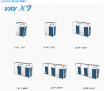 办公环境中央空调解决方案：大金VRV-X7多联机_义乌德丰