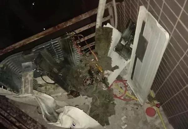 空调加氨发生爆炸
