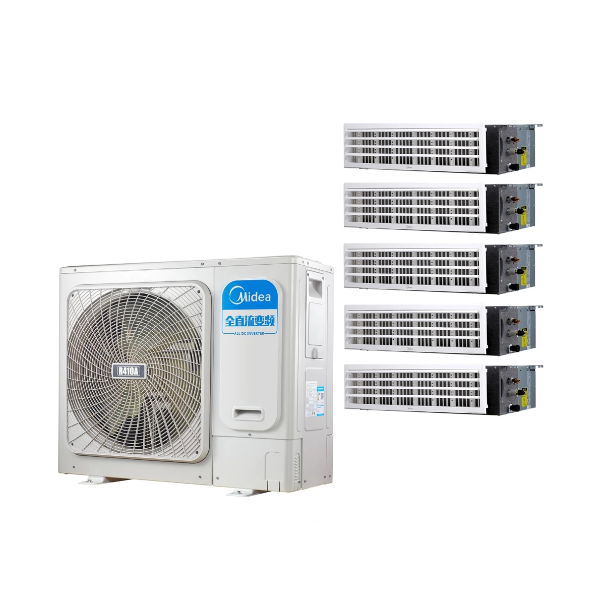 美的家用中央空调 一拖五变频MDS-H140W(E1)